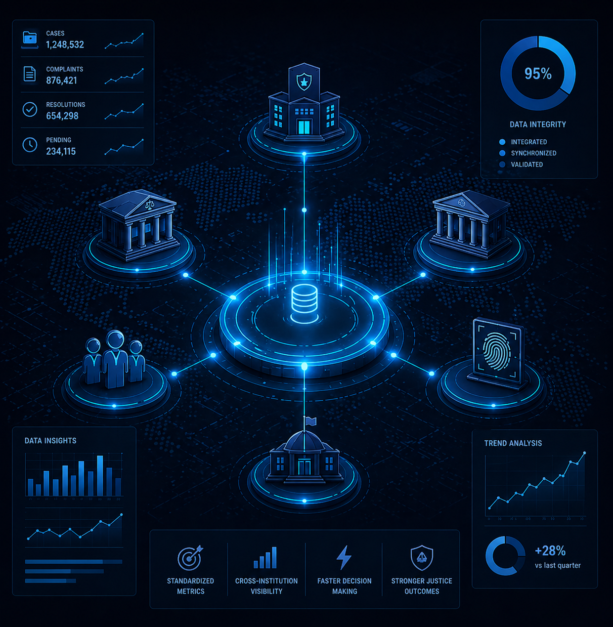 Integrated Justice Framework View